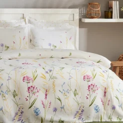 Karaca Home Jody Double 100% Turkish Cotton Duvet Set, Yellow