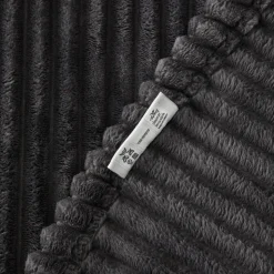 Karaca Home Joena Soft Bedspread Set, Double, Black