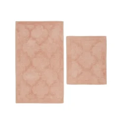 Karaca Home Katy 2-Piece Bath Mat, Powder