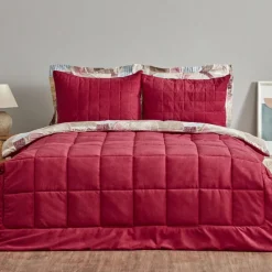 Karaca Home Lydia Bedding Set, Double, Burgundy