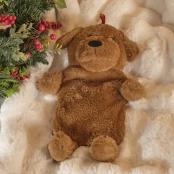 Karaca Home New Year Bear Hot Water Bottle, Brown
