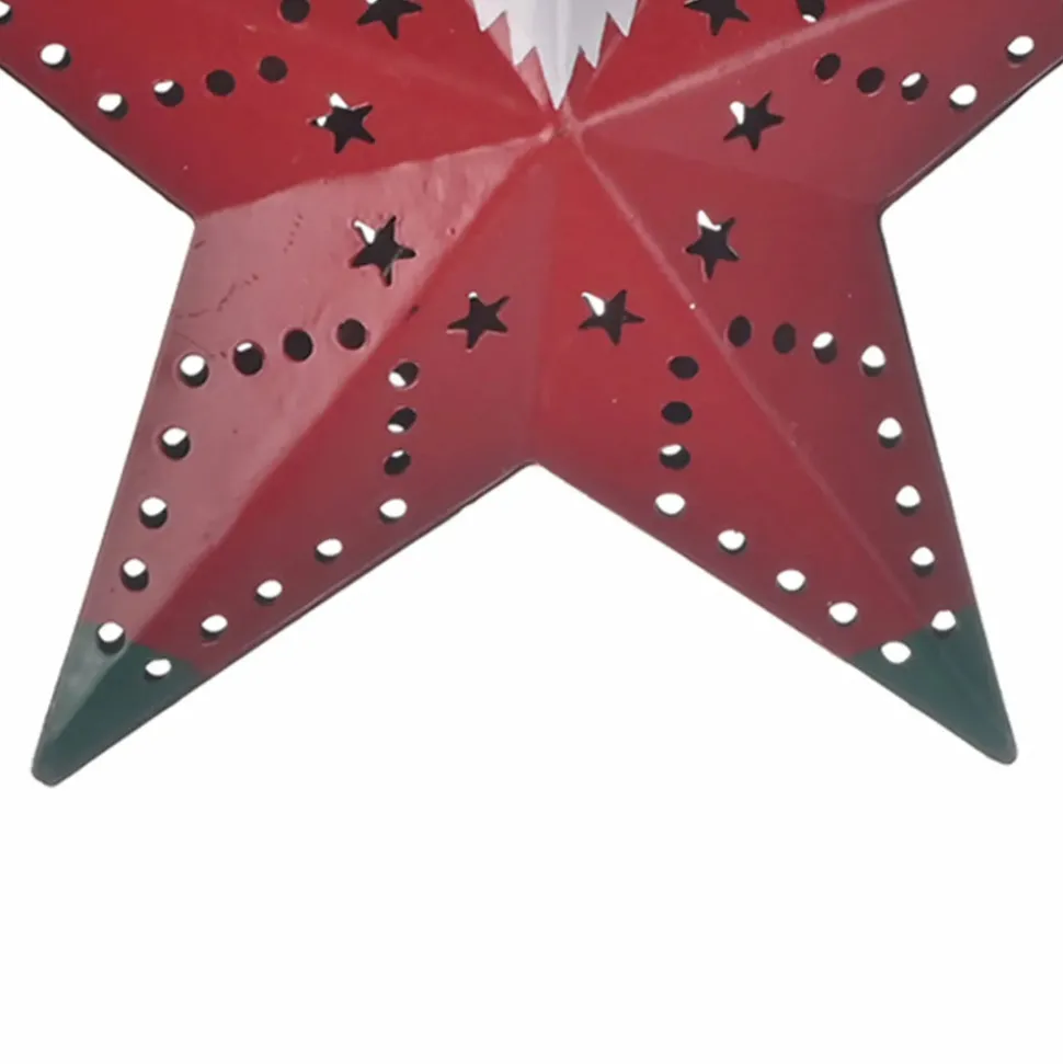 Karaca Home New Year Christmas Star Tree Decoration, 12cm, Multi