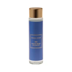 Karaca Home Ocean Blue Cologne, 180ml, Blue Transparent