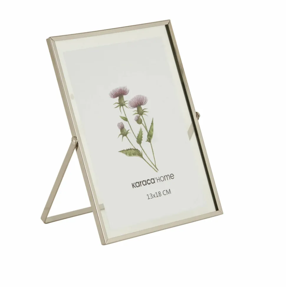 Karaca Home Photo Frame, 13x18cm, Silver