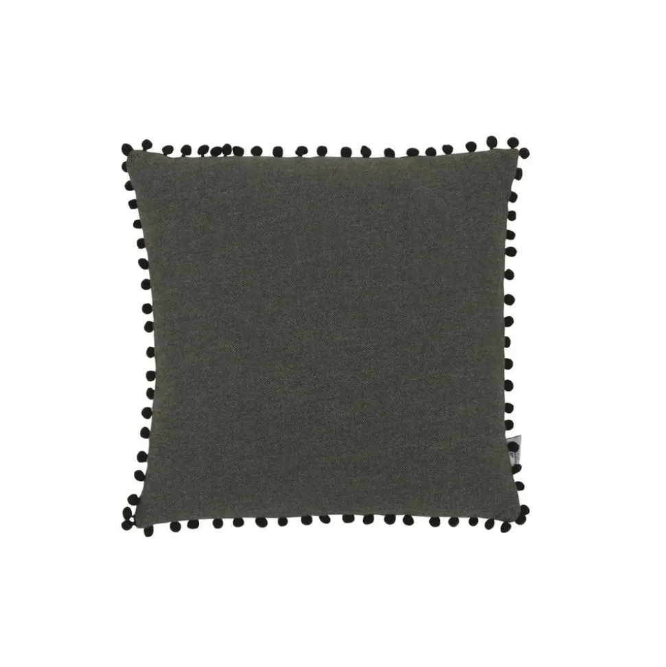 Karaca Home Reneta Filled Cushion, Anthracite