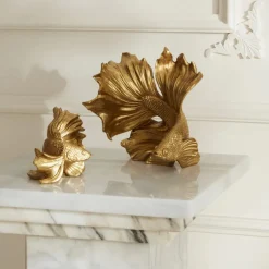 Karaca Home Rumble Fish Ornament, 15x15cm, Gold