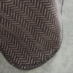 Karaca Home Sandra Herringbone Pattern Blanket, 200x220cm, Double, Grey