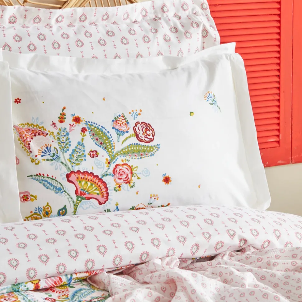 Karaca Home Sarthe 100% Turkish Cotton Duvet Cover Set, Double, Multi