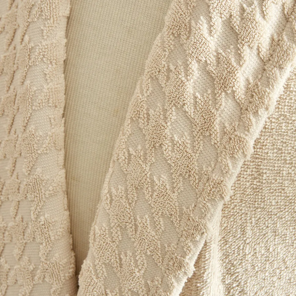 Karaca Home Seden 6-Piece 100% Turkish Cotton Family Bathroom Set, Beige