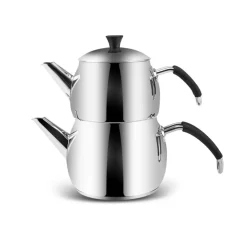 Karaca Iklim Mini Size Teapot, Small, Silver
