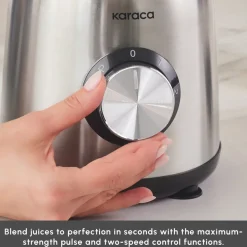 Karaca Inox Smoothie Blender, 1,5L, 1000W, Inox