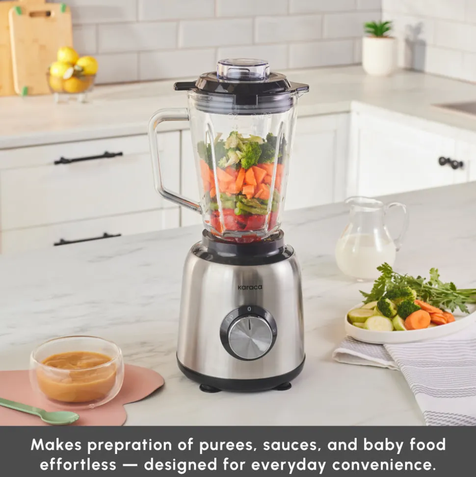 Karaca Inox Smoothie Blender, 1,5L, 1000W, Inox