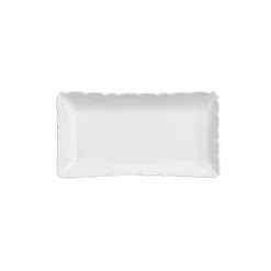 Karaca Ivy Porcelain Serving Platter, 25.5cm, White