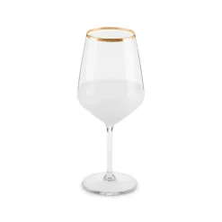 Karaca Jasmine 3-Piece Wine Glass Set, 490ml, White