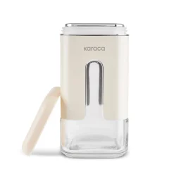 Karaca Luminous Storage Jar, 750ml, Cream