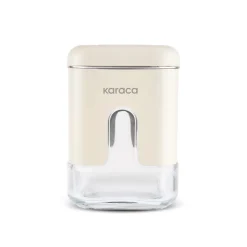 Karaca Luminous Storage Jar, 480ml, Cream