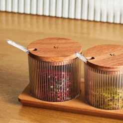 Karaca Massimo 3 Piece Spice Jar Set, 330ml, Transparent