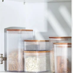 Karaca Massimo Storage Container, 1.5L, Transparent Brown