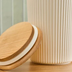 Karaca Massimo Storage Jar, 0,9L, Cream