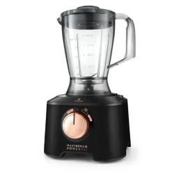 Karaca Mastermaid Power Max 11 in 1 Food Processor, Matte Black Copper, 2500 W