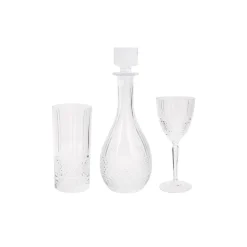 Karaca Milan 25 Piece Glass Set for 12 People, Transparent