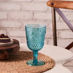 Karaca Moise Acrylic Wine Glass, 450ml, Blue