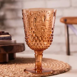 Karaca Moise Acrylic Wine Glass, 450ml, Orange