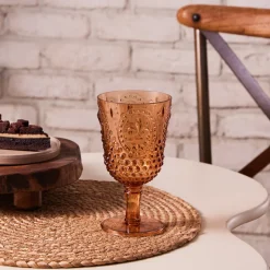 Karaca Moise Acrylic Wine Glass, 450ml, Orange