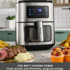 Karaca Multifry Air Fryer, 6,5L, 1700W, Inox