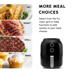 Karaca Multifry Single Pan Air Fryer, 3.5L, 1300W, Black