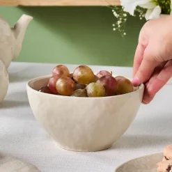 Karaca Nebula Stoneware Cereal/Soup Bowl, 15cm, Beige