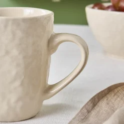 Karaca Nebula Stoneware Mug, 355ml, Beige