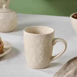 Karaca Nebula Stoneware Mug, 355ml, Beige