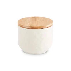 Karaca Nebula Stoneware Storage Container, 8cm, Beige