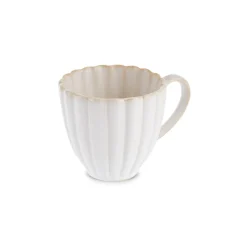 Karaca New Daisy Stoneware Mug, 230ml, White