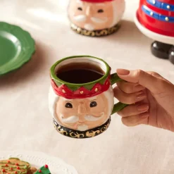 Karaca New Year Christmas Nutcracker Mug, 13cm, Multi