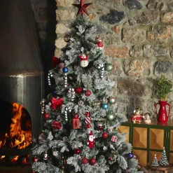 Karaca New Year Christmas Pine Unlit Christmas Tree, 210cm, Green