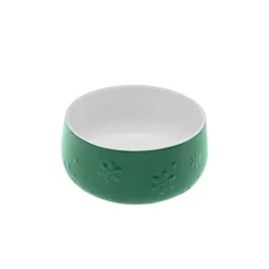 Karaca New Year Christmas Porcelain Dipping Dish, 15cm, Green