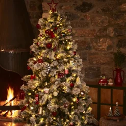 Karaca New Year 24 Illuminated Christmas Tree, Green