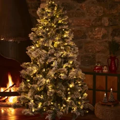 Karaca New Year 24 Illuminated Christmas Tree, Green