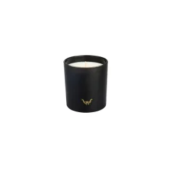 Karaca Orange Blossom Candle and Candlestick, Black
