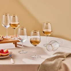 Karaca Orlando 6-Piece Wine Glass Set, 490ml, Multi