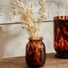 Karaca Patterned Glass Vase, Small, Multi