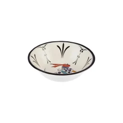 Karaca Paye Seljuk Collection Porcelain Bowl, 16cm, Black Multi