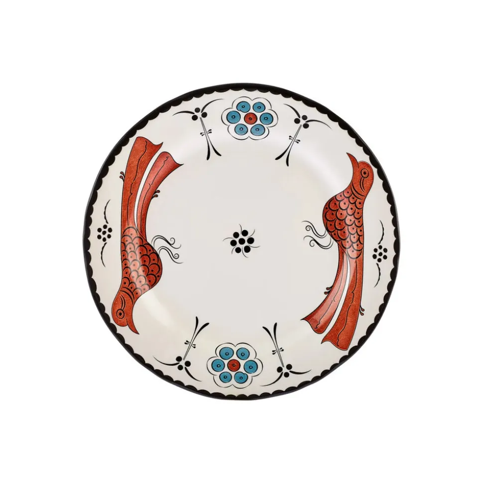 Karaca Paye Seljuk Collection Porcelain Dinner Plate, 26cm, Multi