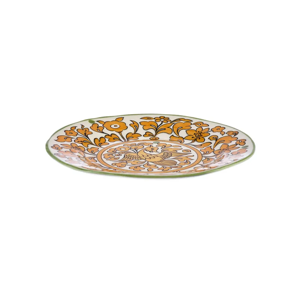 Karaca Paye Seljuk Collection Porcelain Side Plate, 16cm, Yellow Multi