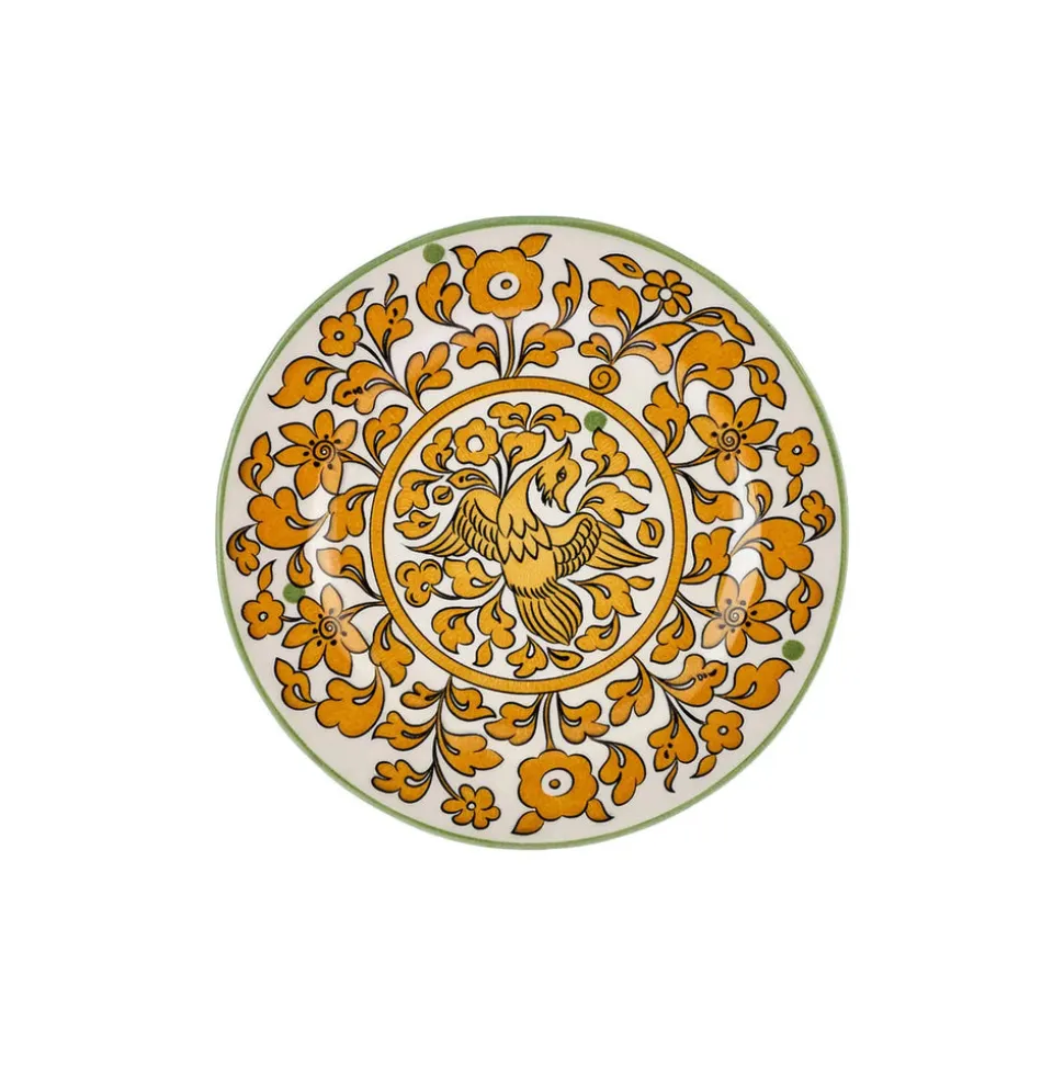 Karaca Paye Seljuk Collection Porcelain Side Plate, 16cm, Yellow Multi