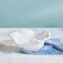 Karaca Perla Melamine Bowl, 20cm, White