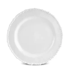 Karaca Perla Melamine Dinner Plate, 28cm, White