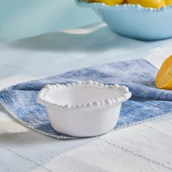 Karaca Perla Melamine Snack Bowl, 13cm, White
